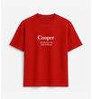 تیشرت قرمز cooper