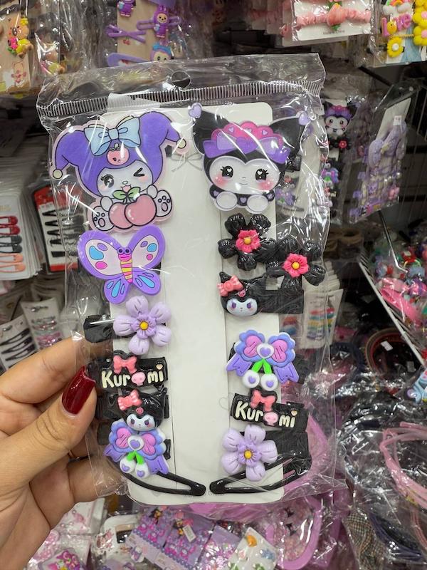 گیره مو و گلسر کرومی 