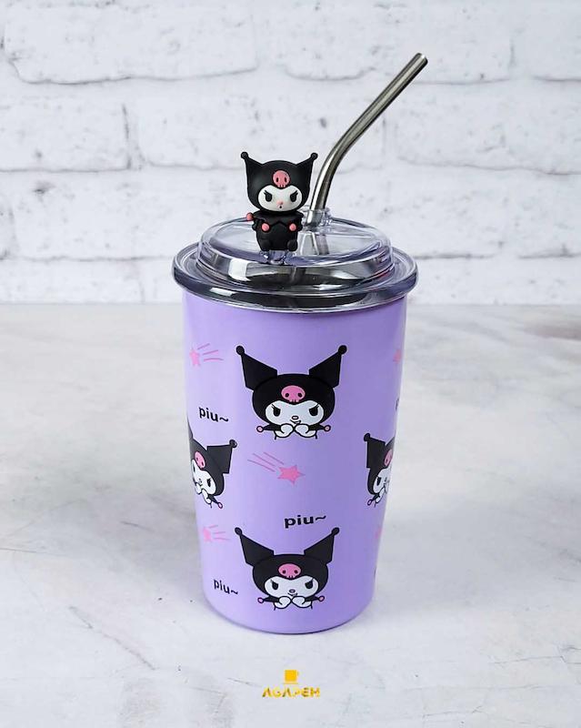 لیوان اسموتی فلزی کرومی