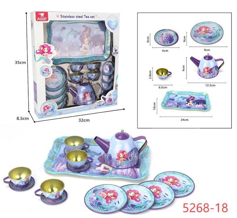 ست پذیرایی فلزی پری دریایی