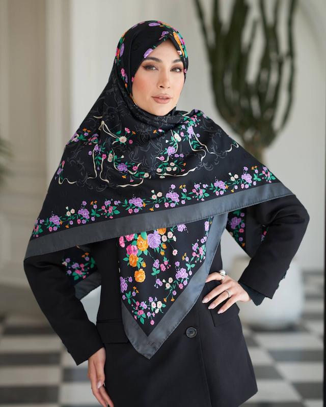 روسری ژاکارد یاس قواره ۱۴۰