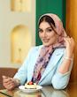 روسری نخ حریر گل درشت قواره ۱۲۰