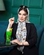 روسری نخ حریر گل ریز قواره ۱۲۰
