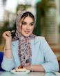 روسری نخ حریر گل ریز قواره ۱۲۰