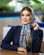 روسری نخ حریر گل ریز قواره ۱۲۰