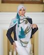 روسری نخی گل بزرگ قواره ۱۴۰
