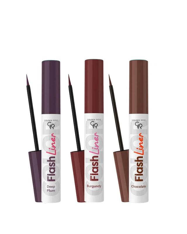خط چشم رنگی گلدن رز مدل Flash liner