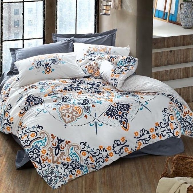 ست کاور دونفره  orient rasan indigo
