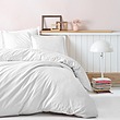 ست کاور دونفره  Elegant Stripe beyaz