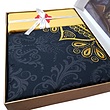 ست کاور دونفره Baskili Saten alvina gold