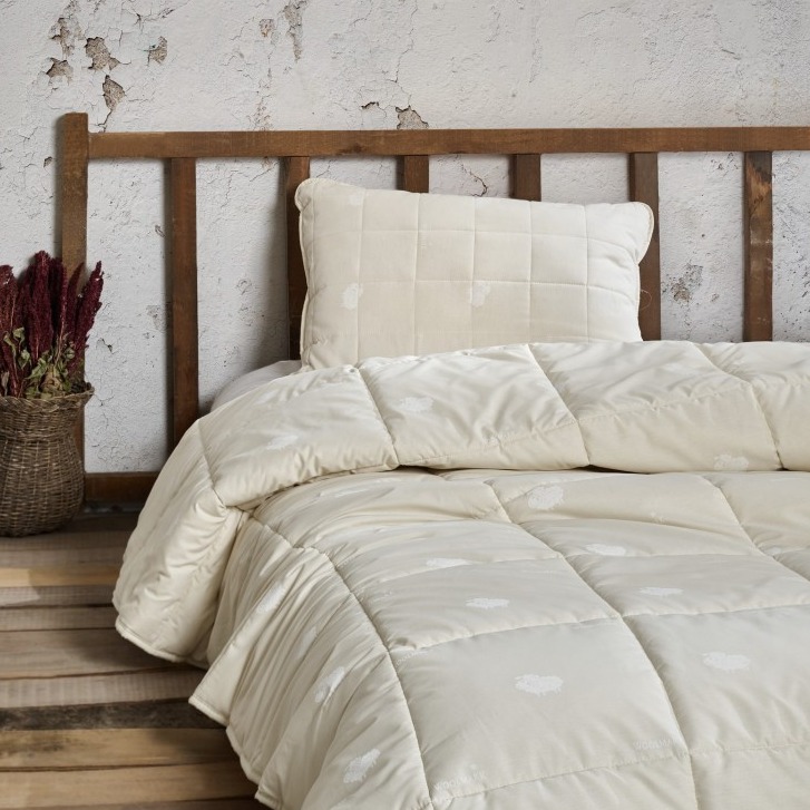 لحاف لایت تکنفره پشم Yorgan  yun 155*215