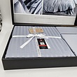 ست کاور دونفره  Elegant Stripe gri
