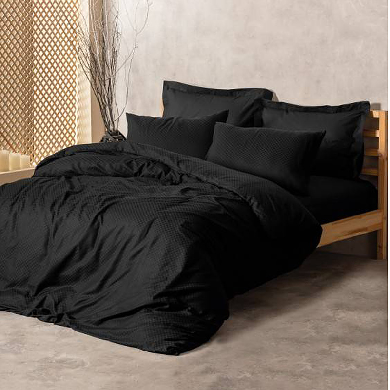 ست کاور دونفره  Plaid Siyah