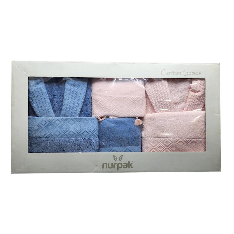 ست حوله دوقلو 6 تیکه نورپارک