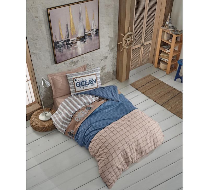 ست کاور تکنفره نوجوانی Girls & Boys - Ocean Lacivert