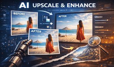 Upscale چیست و ابزارهای حرفه‌ای افزایش کیفیت عکس چه می‌کنند؟