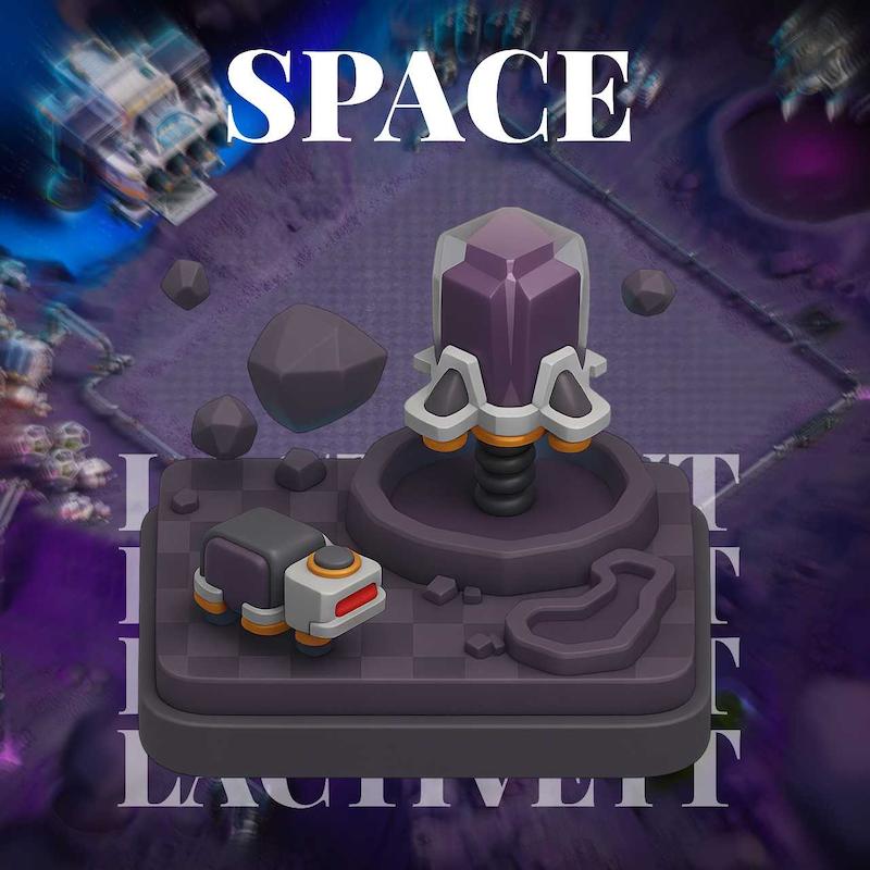 منظره فضایی Space کلش اف کلنز