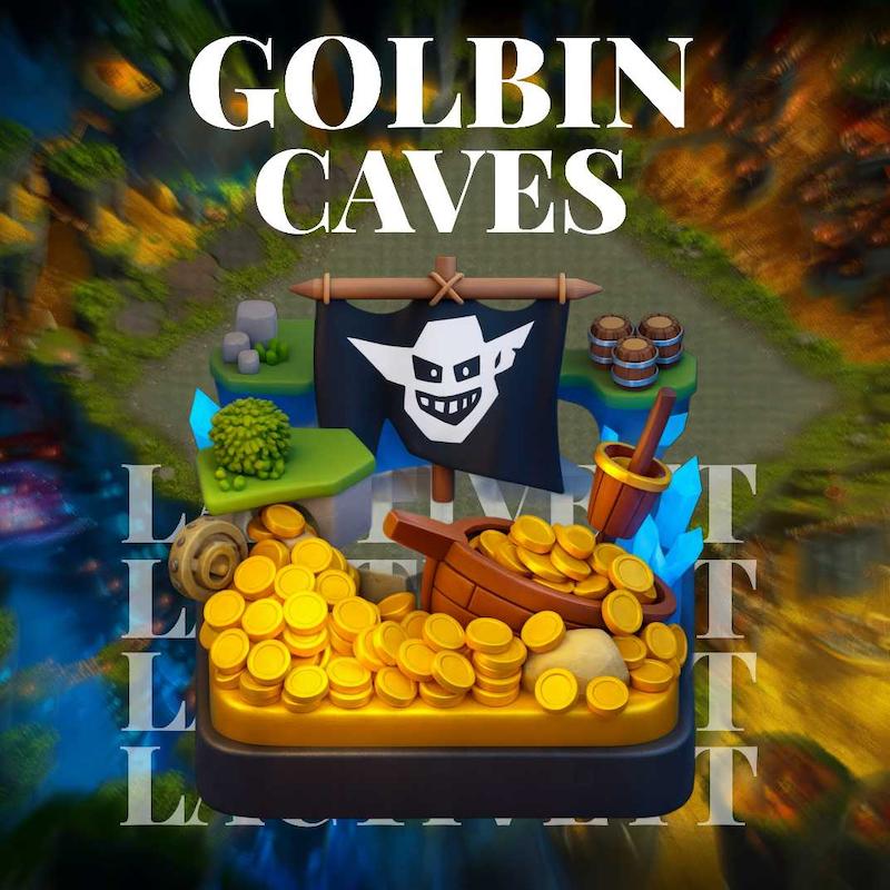 منظره غارهای گابلین Goblin Caves کلش اف کلنز