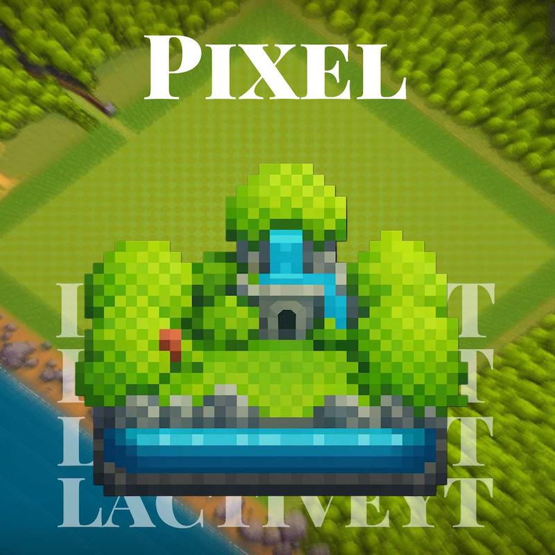منظره پیکسلی Pixel کلش اف کلنز