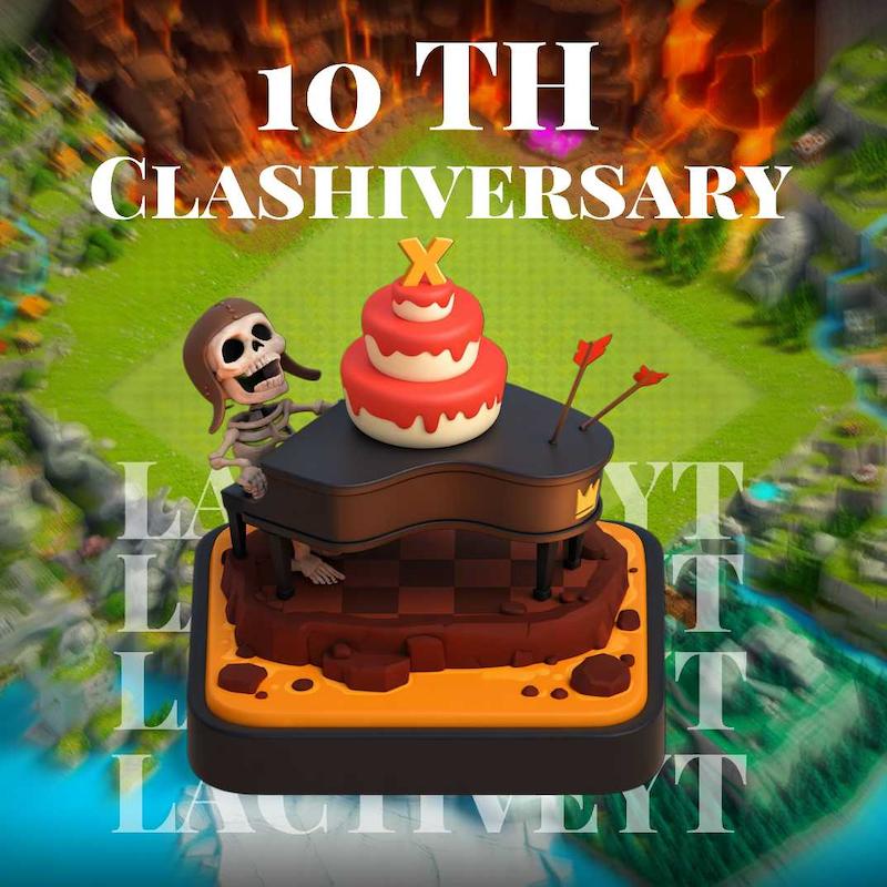 منظره دهمین سالگرد 10th Clashiversary کلش اف کلنز