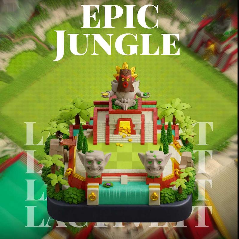 منظره جنگل حماسی Epic Jungle کلش اف کلنز