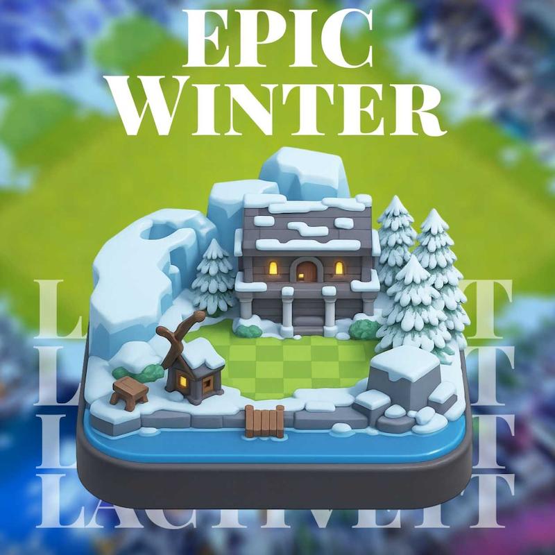 منظره زمستانی حماسی Epic Winter کلش اف کلنز