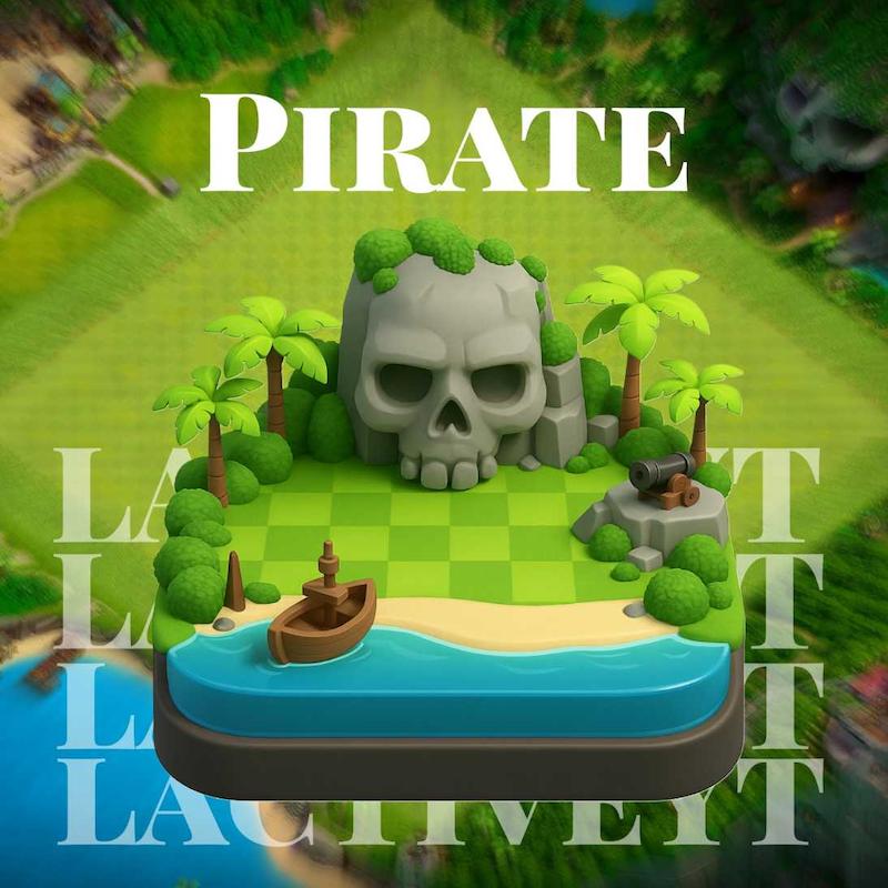 منظره دزد دریایی Pirate کلش اف کلنز