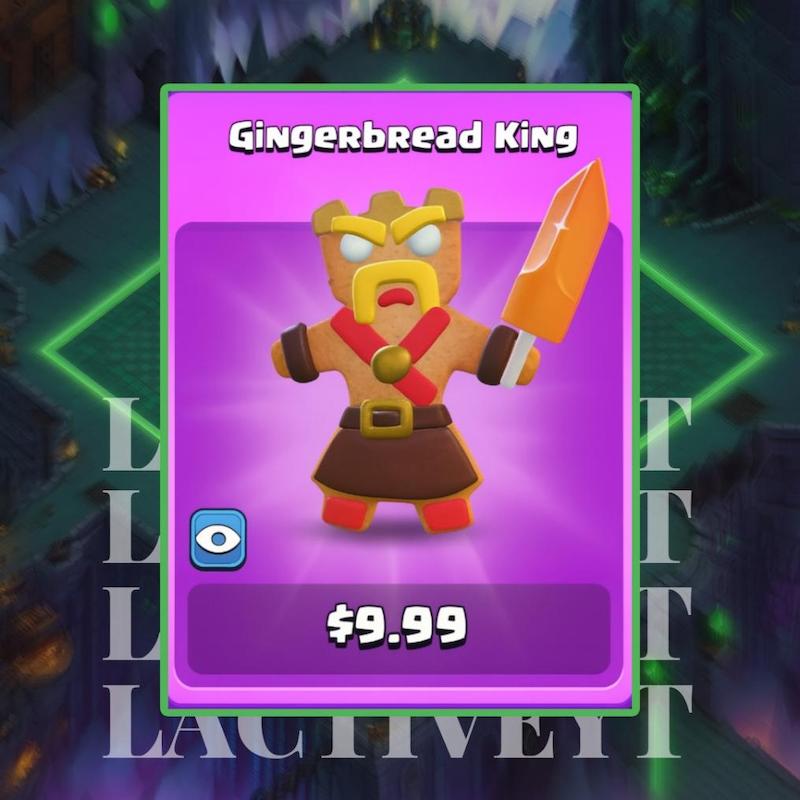 اسکین پادشاه شیرینی زنجبیلی | Gingerbread King