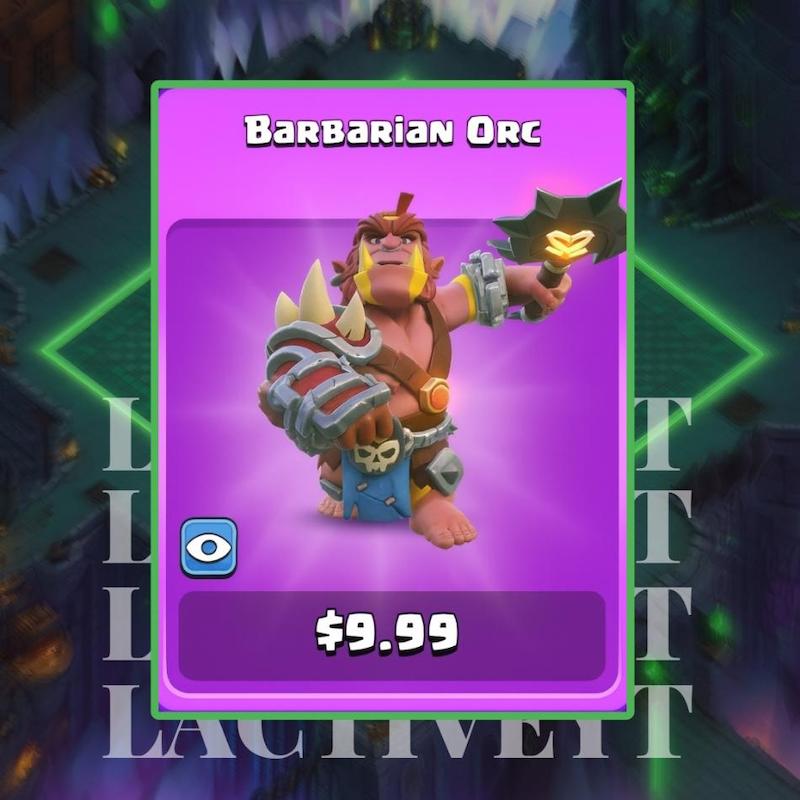 اسکین پادشاه ارک بربر | Barbarian Orc