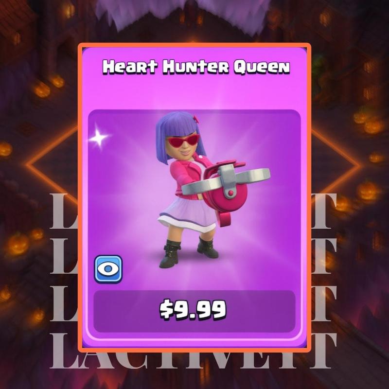 اسکین ملکه شکارچی قلب | Heart Hunter Queen