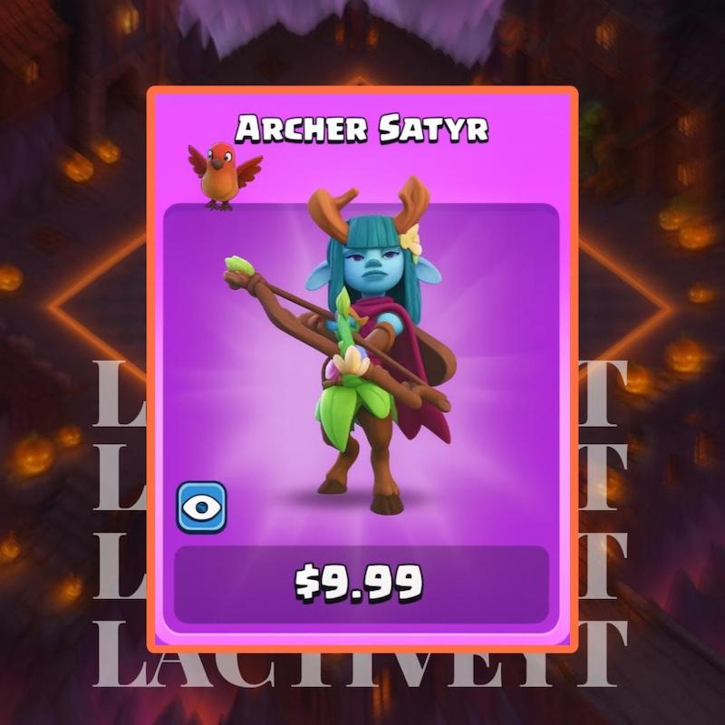 اسکین ملکه ساتیر کماندار | Archer Satyr Queen