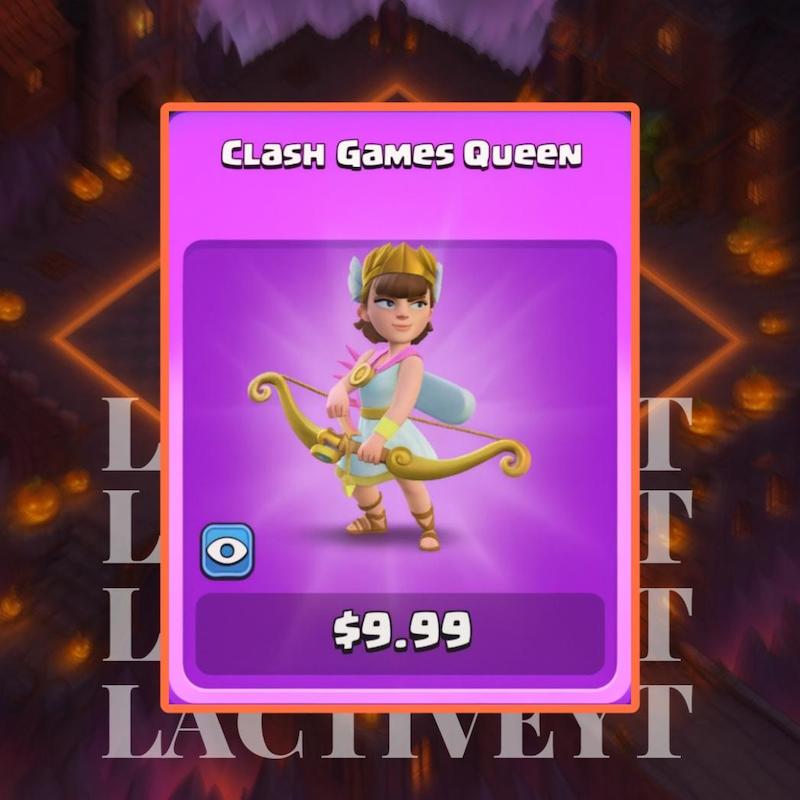 اسکین ملکه بازی های کلش | Clash Games Queen