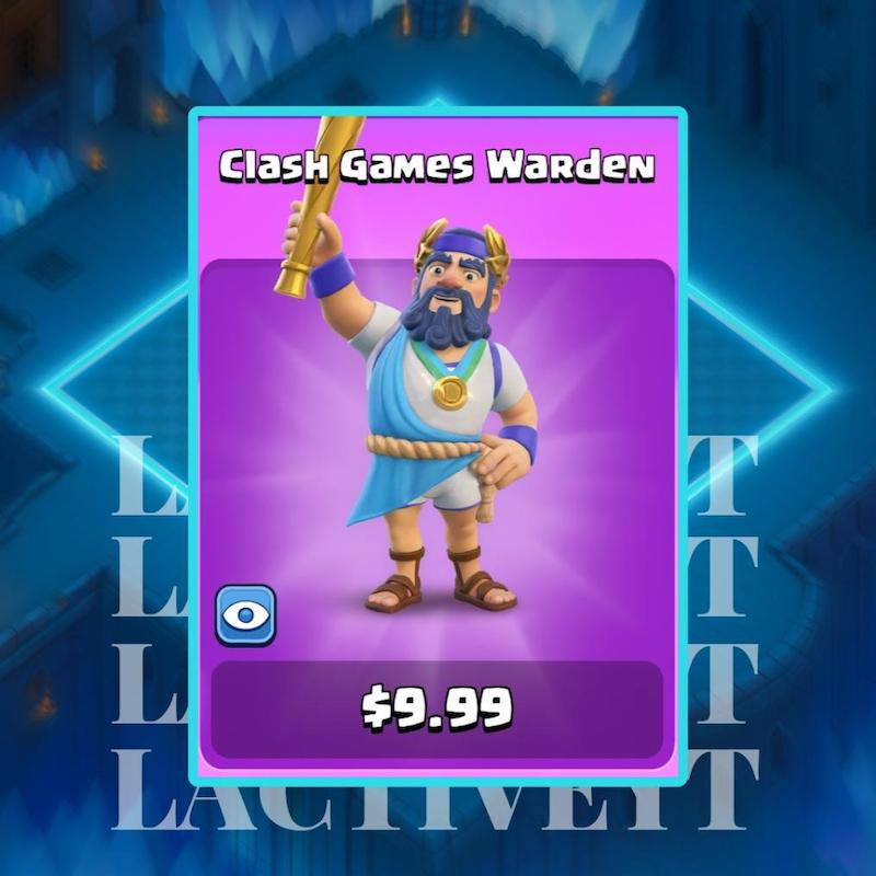اسکین نگهبان بازی های کلش | Clash Games Warden