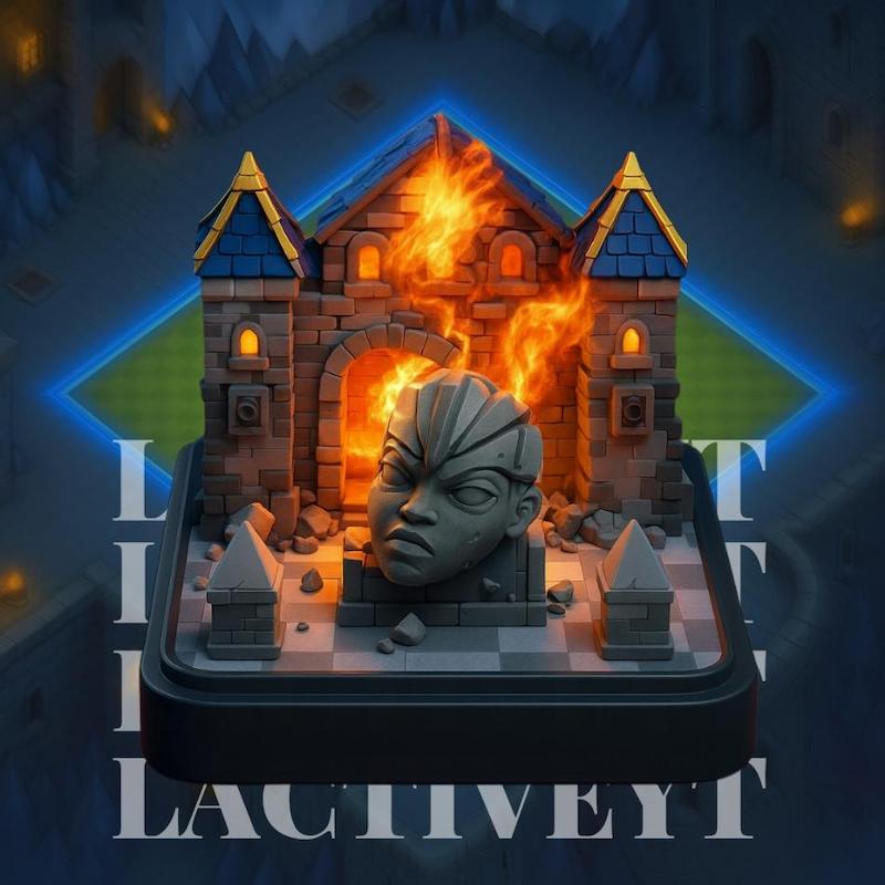 منظره جنگ پادشاهی ویران شده Ruined Kingdom War کلش اف کلنز