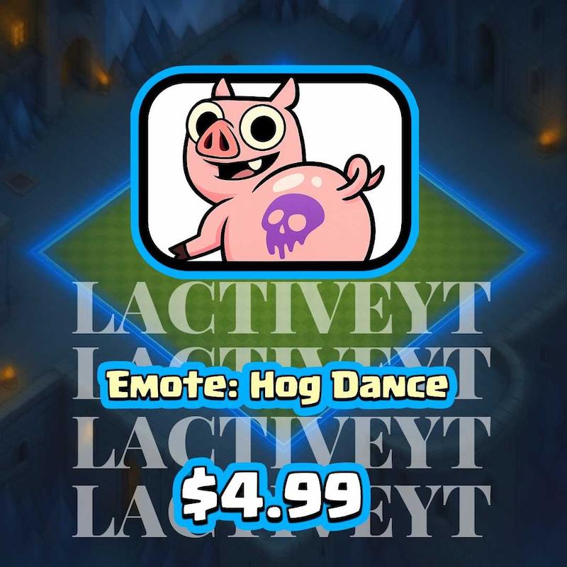 آفر شکلک رقص خوک کلش رویال | Hog Dance Emote