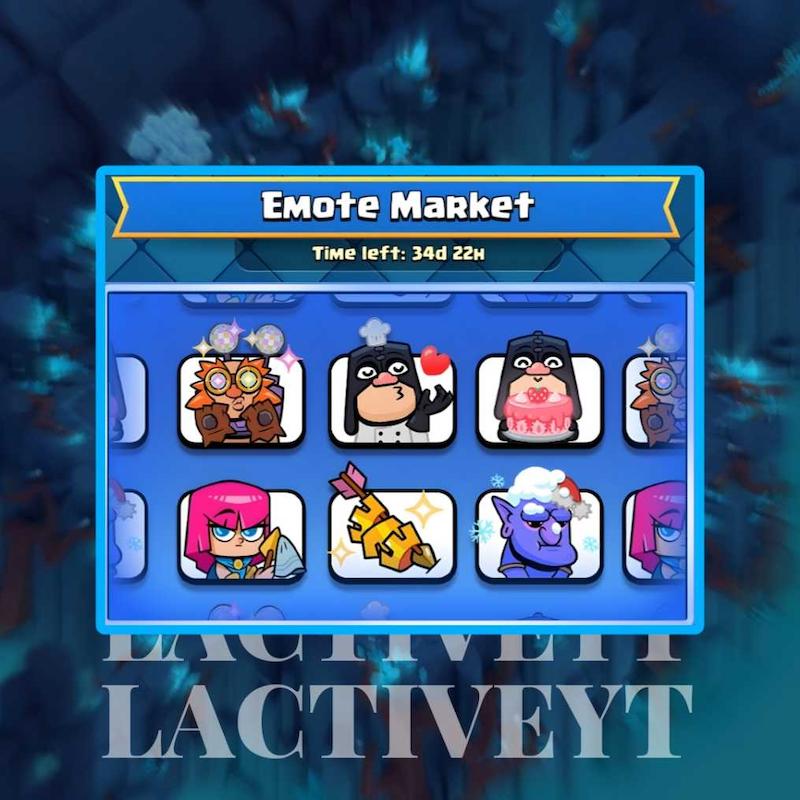 آفر بازار شکلک کلش رویال | Emote Market