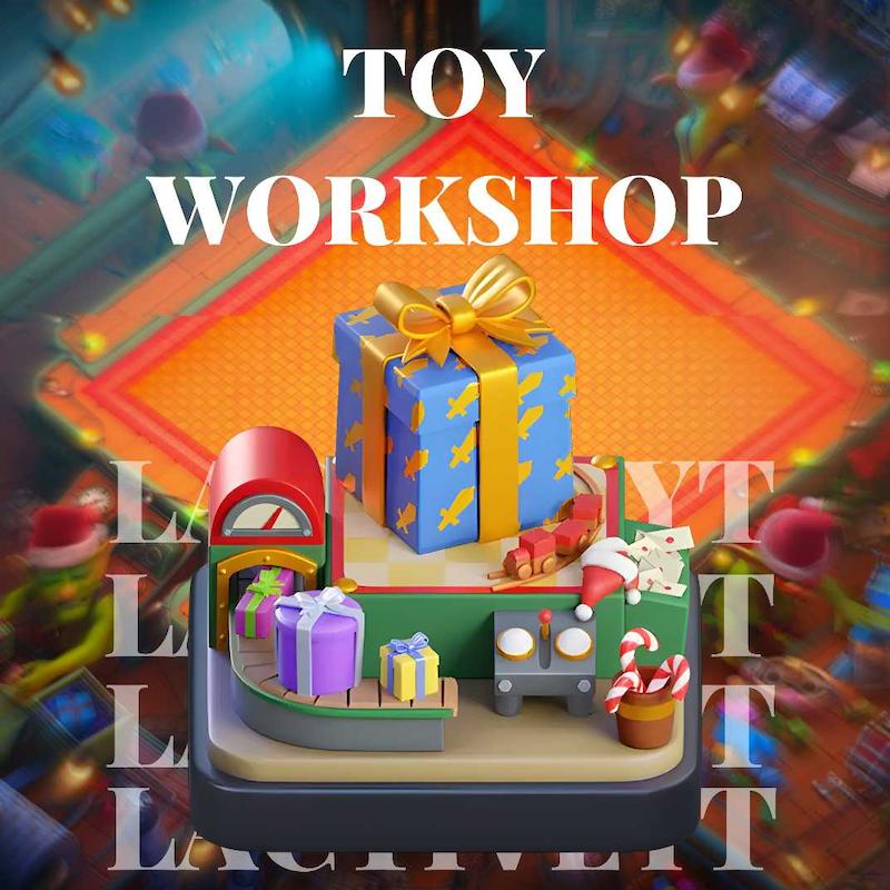 منظره کاراگاه اسباب بازی Toy Workshop کلش اف کلنز