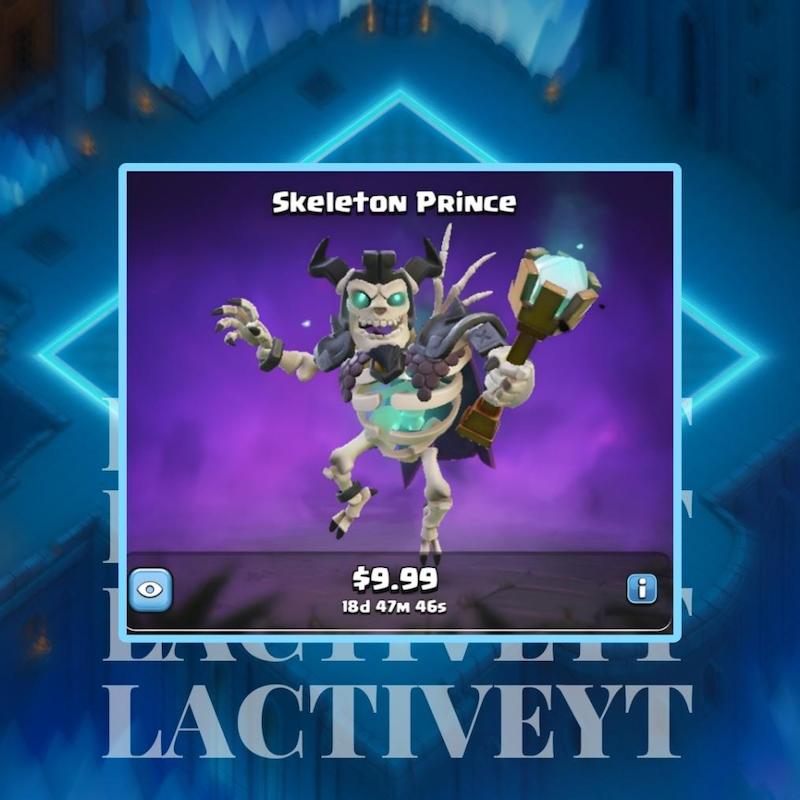اسکین شاهزاده اسکلتی | Skeleton Prince