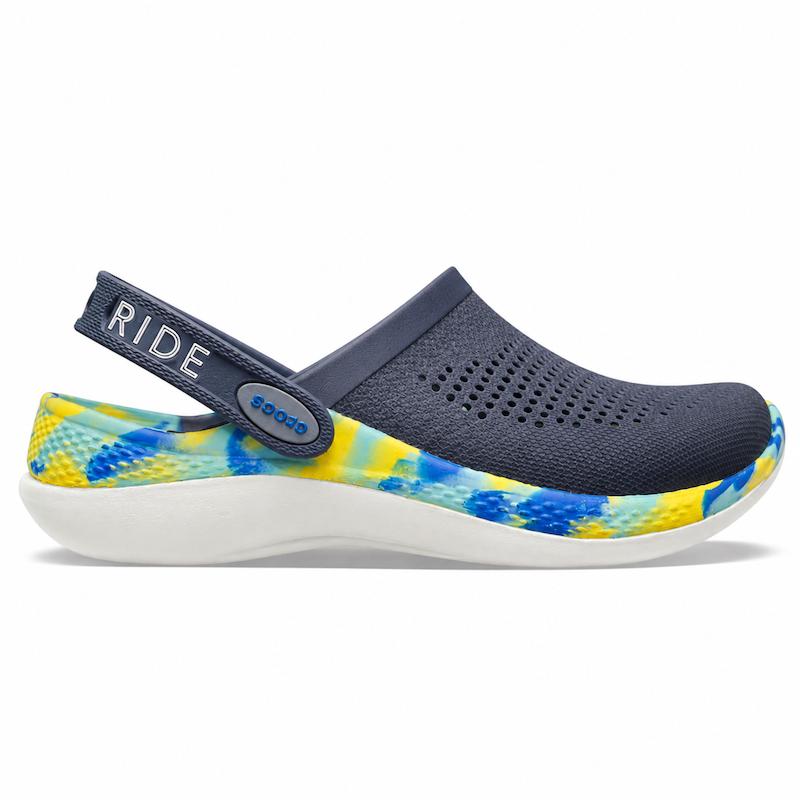 صندل کراکس مدل لایت راید ۳۶۰ ماربلد( سرمه ای | چند رنگ ) - Literide 360 marbled ( Navy | Multi )