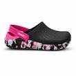 صندل کراکس مدل لایت راید (مشکی | گلدار) - Crocs LiteRide Clog (Black | Floral)
