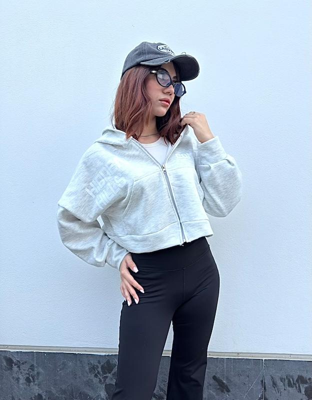کراپ سوییشرت BELLE💅🏻