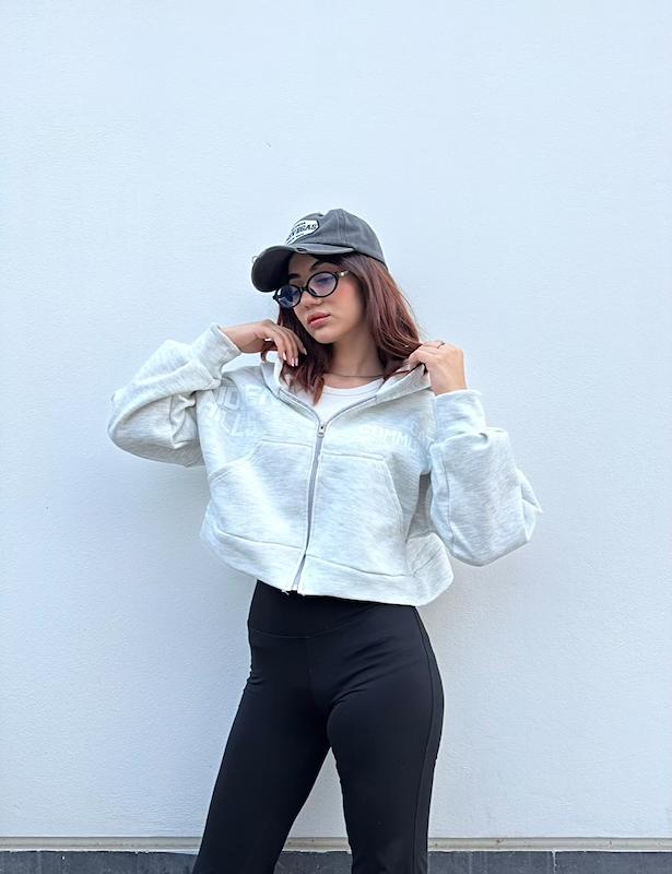 کراپ سوییشرت BELLE💅🏻