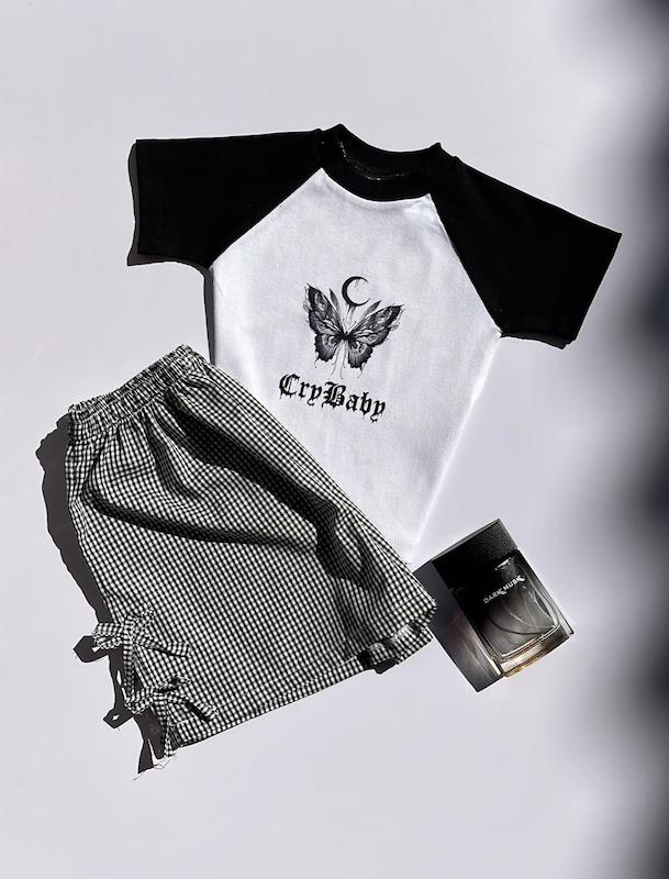 کراپ تیشرت Crybaby