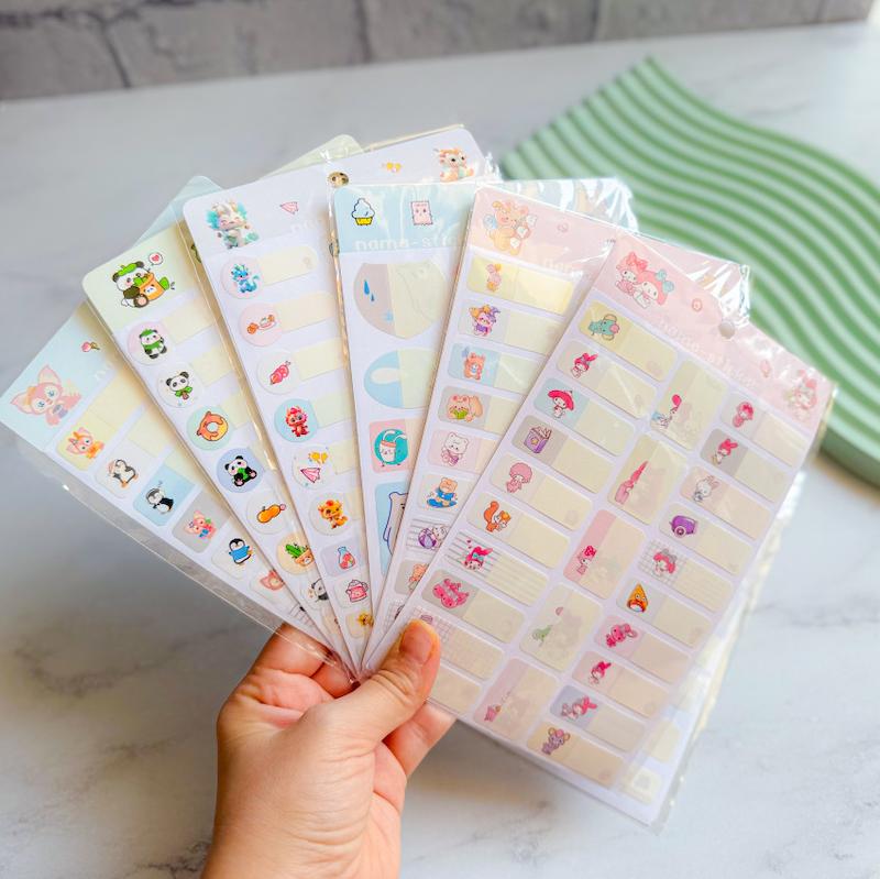 برچسب اسم ضد آب فانتزی سری 2