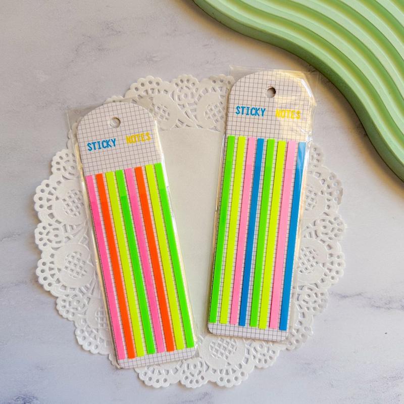 استیک نوت شفاف نئونی