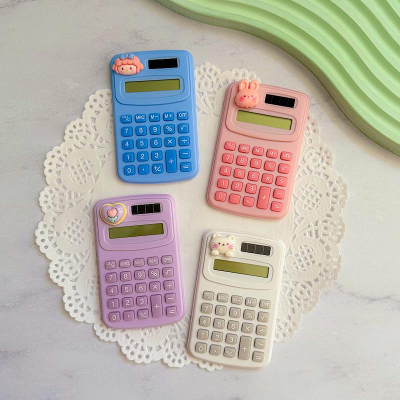 ماشین حساب فانتزی استیکردار