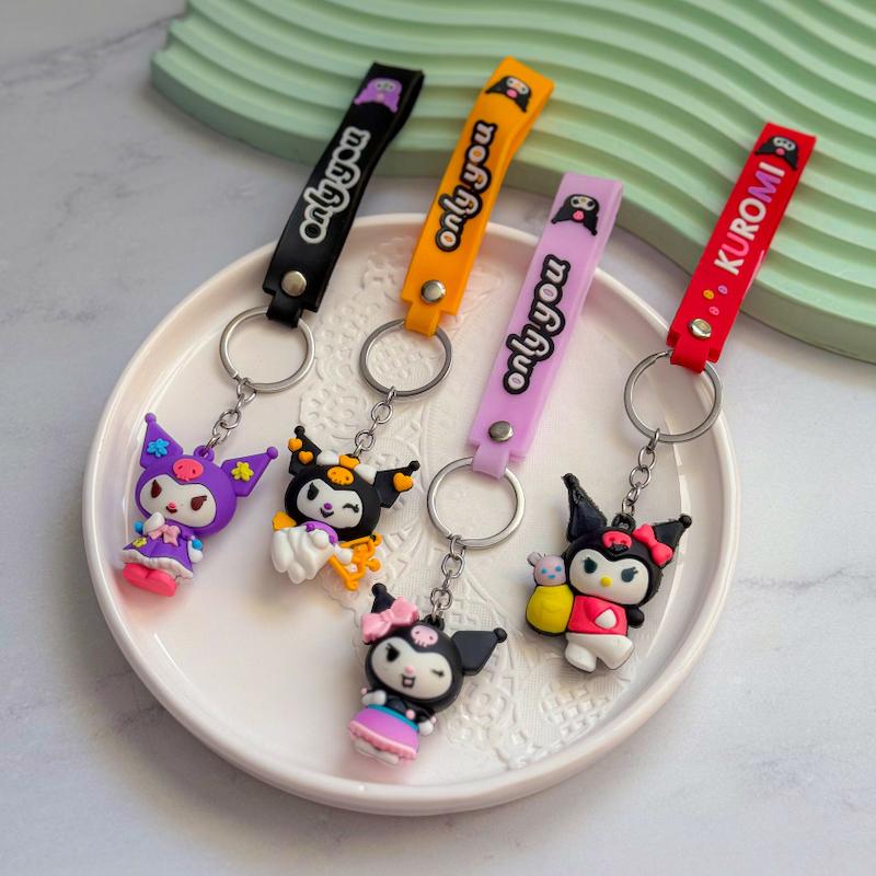 سرکلیدی سیلیکونی طرح کرومی