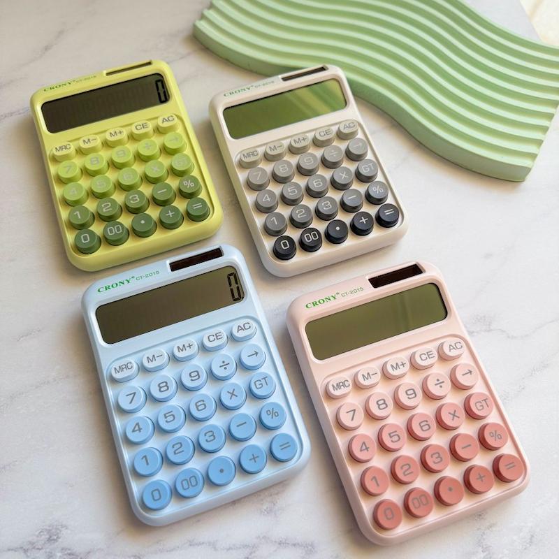 ماشین حساب دکمه پاستلی برند CRONY