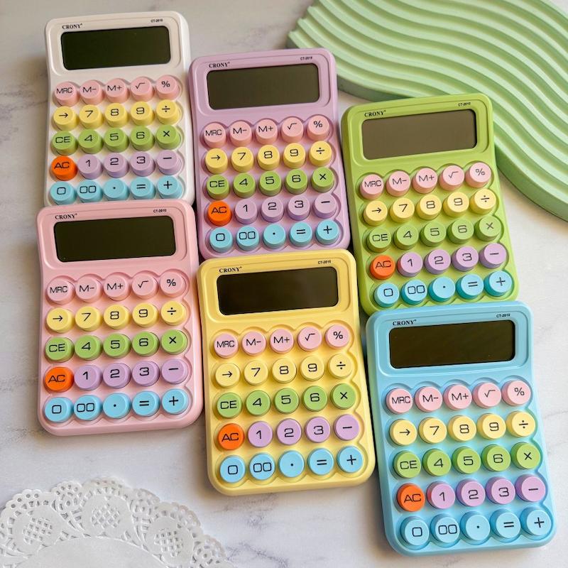 ماشین حساب دکمه رنگی برند CRONY