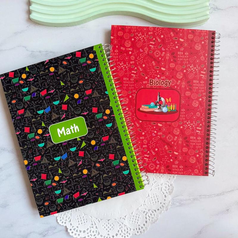 دفتر جلد سخت طرح درس